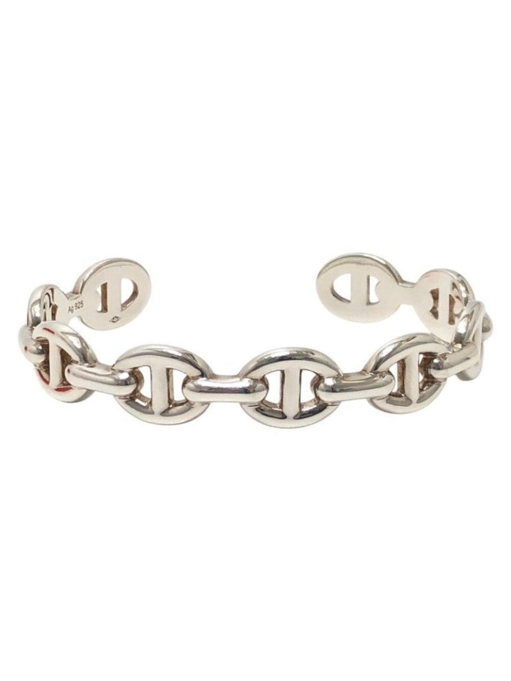 Hermes Bangle Chaine D'ancre Silver Bracelet